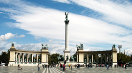La Piazza degli Eroi a Budapest