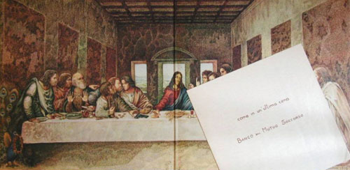 Come in un ultima cena copertina