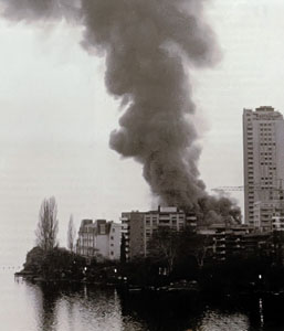 smoke on the water incendio hotel montreux