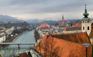 La bellissima cittadina medioevale di Steyr, Alta Austria