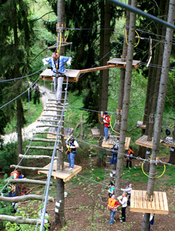 Hochseilgarten, un divertimento tutto austriaco