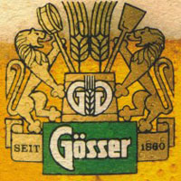 La birra Gösser, originaria di Leoben (Stiria)