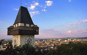 Lo Schlossberg, simbolo di Graz