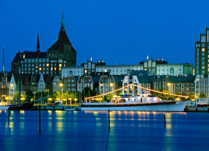 Rostock, città più grande del Mecklenburg