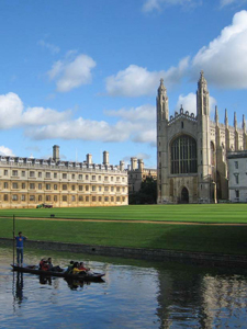 King's College Chapel e il fiume Cam