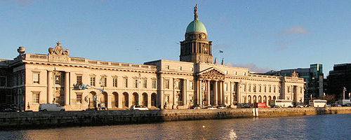  Custum House, l'antica dogana di Dublino