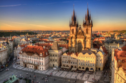 La Piazza della Cittá Vecchia a Praga