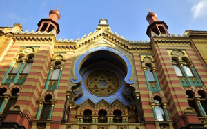 La Sinagoga del Giubileo nel quartiere di Josefov