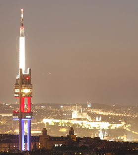 La torre televisiva di Žižkov