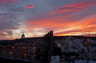 Tramonto su Almería