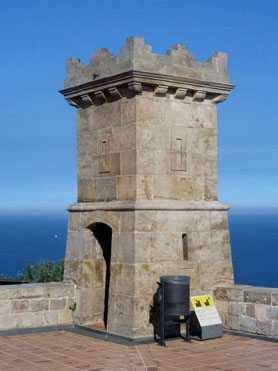 Una torre del Castello di Montjuïc