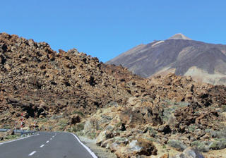 La strada per il Teide