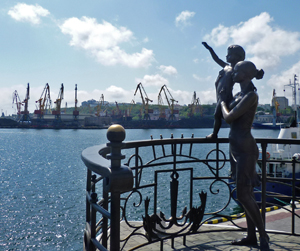 La statua del Porto di Odessa