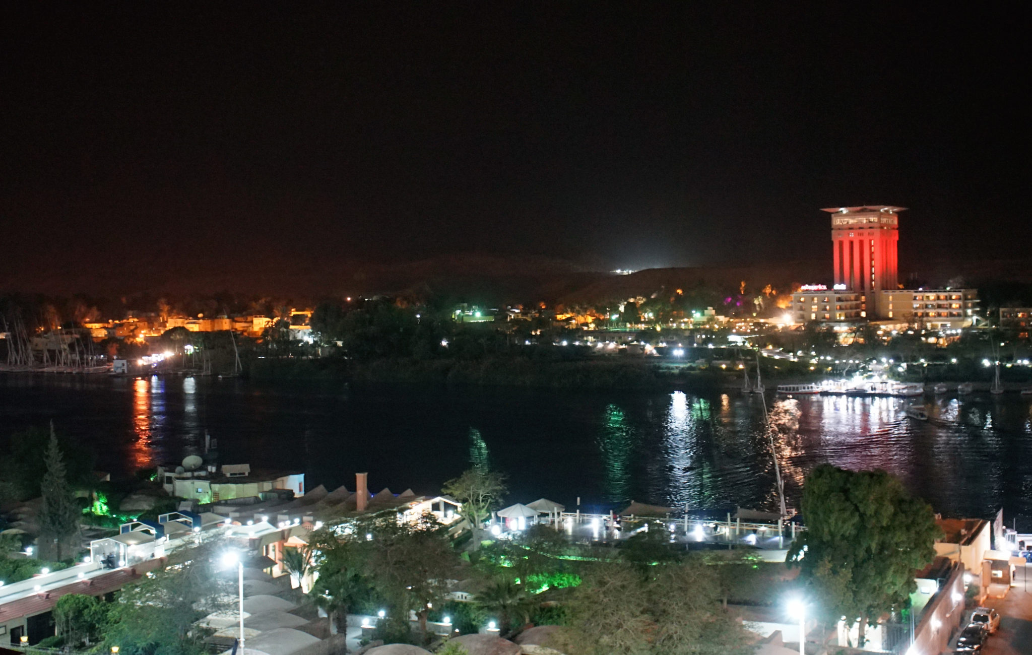 Aswan di notte