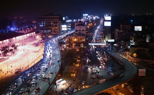 Nei pressi della Stazione Ramses