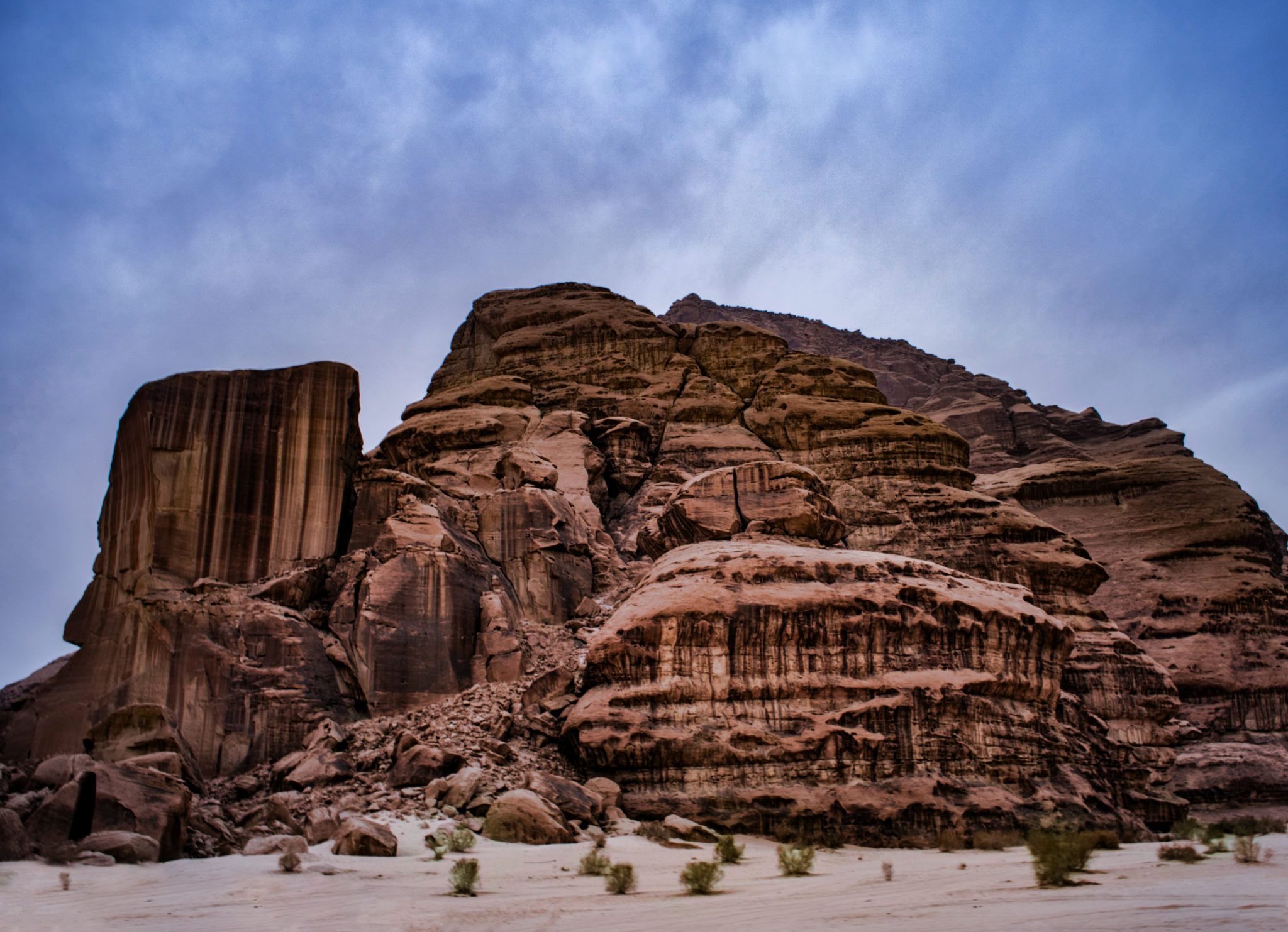 Le rocce del Wadi Rum