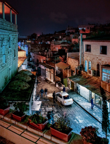 Una strada della città vecchia