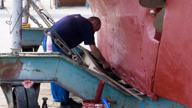 Riparazioni nel porto di Gdynia