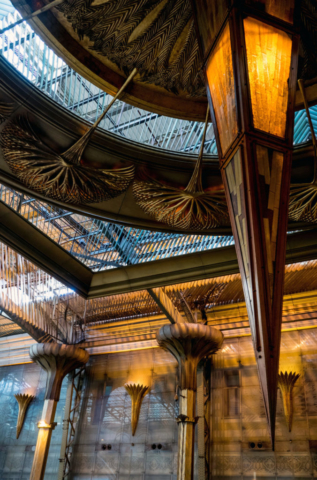 L'interno della Stazione Ferroviaria Ramses del Cairo