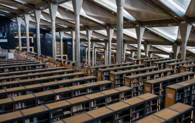 Bibliotheca Alexandrina, interno