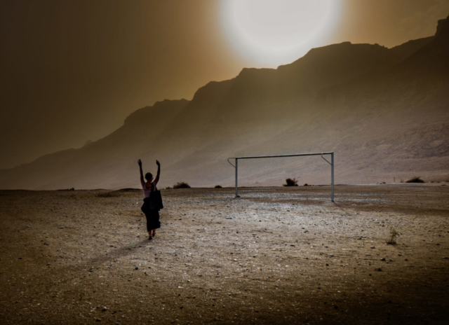 Campo da calcio a Ein Gedi