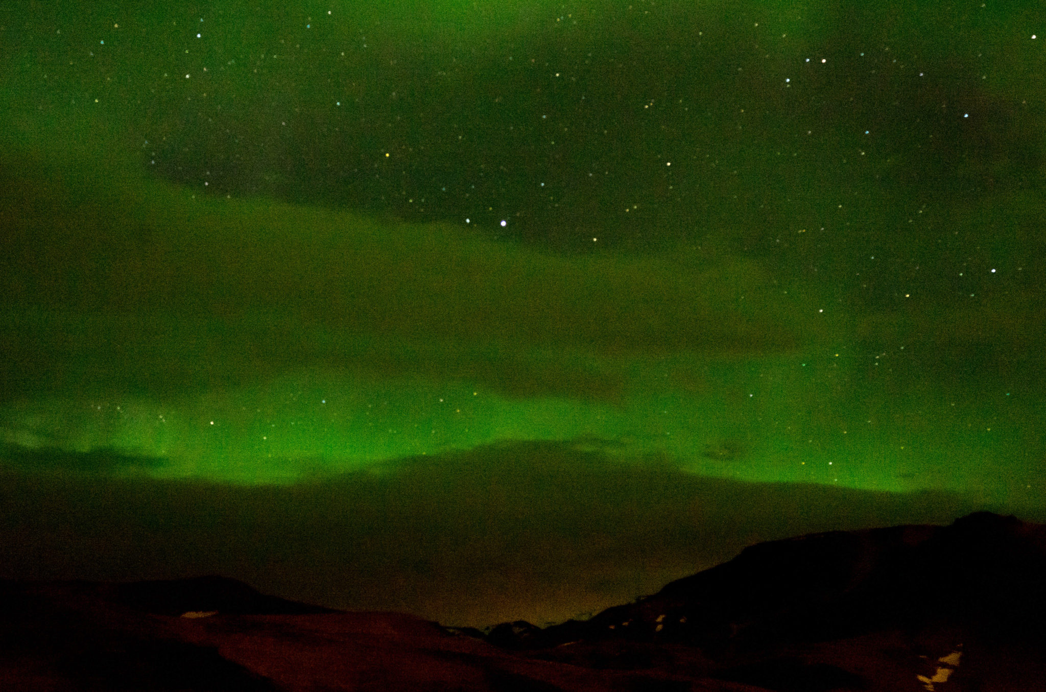 Aurora Boreale nei pressi di Hveragerði