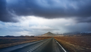 La strada per Eyjafjallajökull