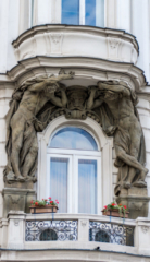 Un balcone modesto a Praga