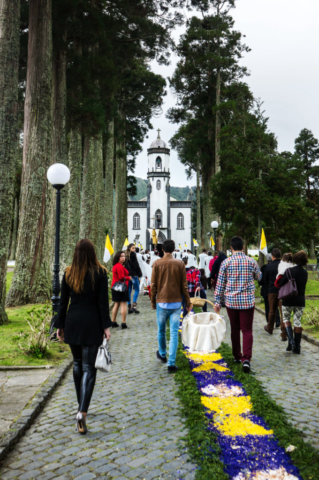 Sete Cidades, processione di Pasqua