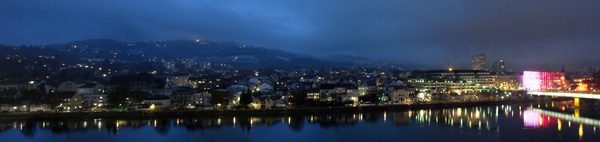 La sponda di Urfahr vista dallo Schlossberg